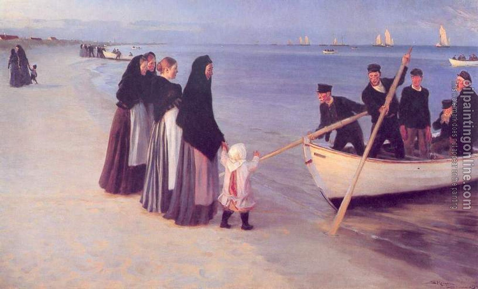 Peder Severin Kroyer - Pescadores en Skagen